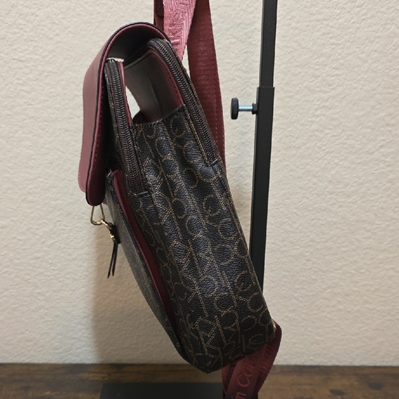 Calvin Klein Mauve and Dark Brown Backpack main image 4